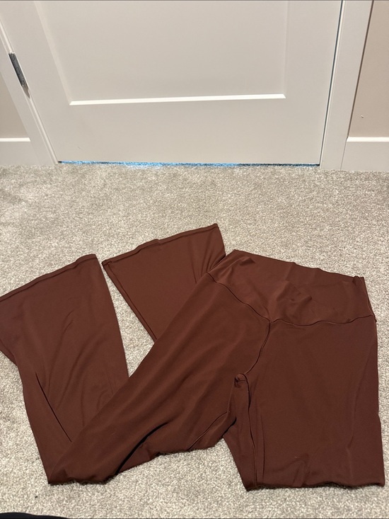 aerie Pants - aerie Brown Bootcut High-Rise Flare Leggings